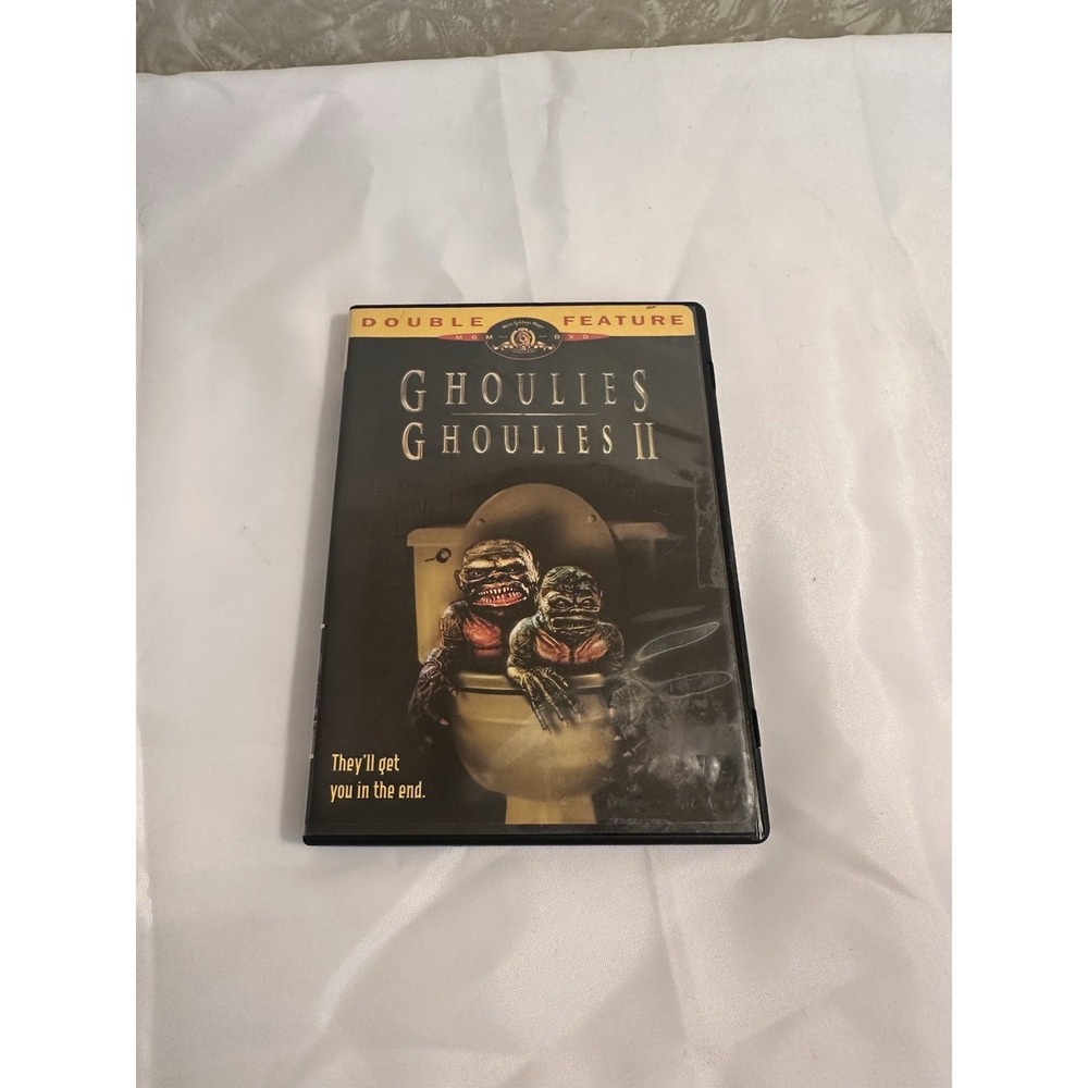 Ghoulies 1 and 2 DVD Lot Horror Movie Campy Creature Film Double Feature
